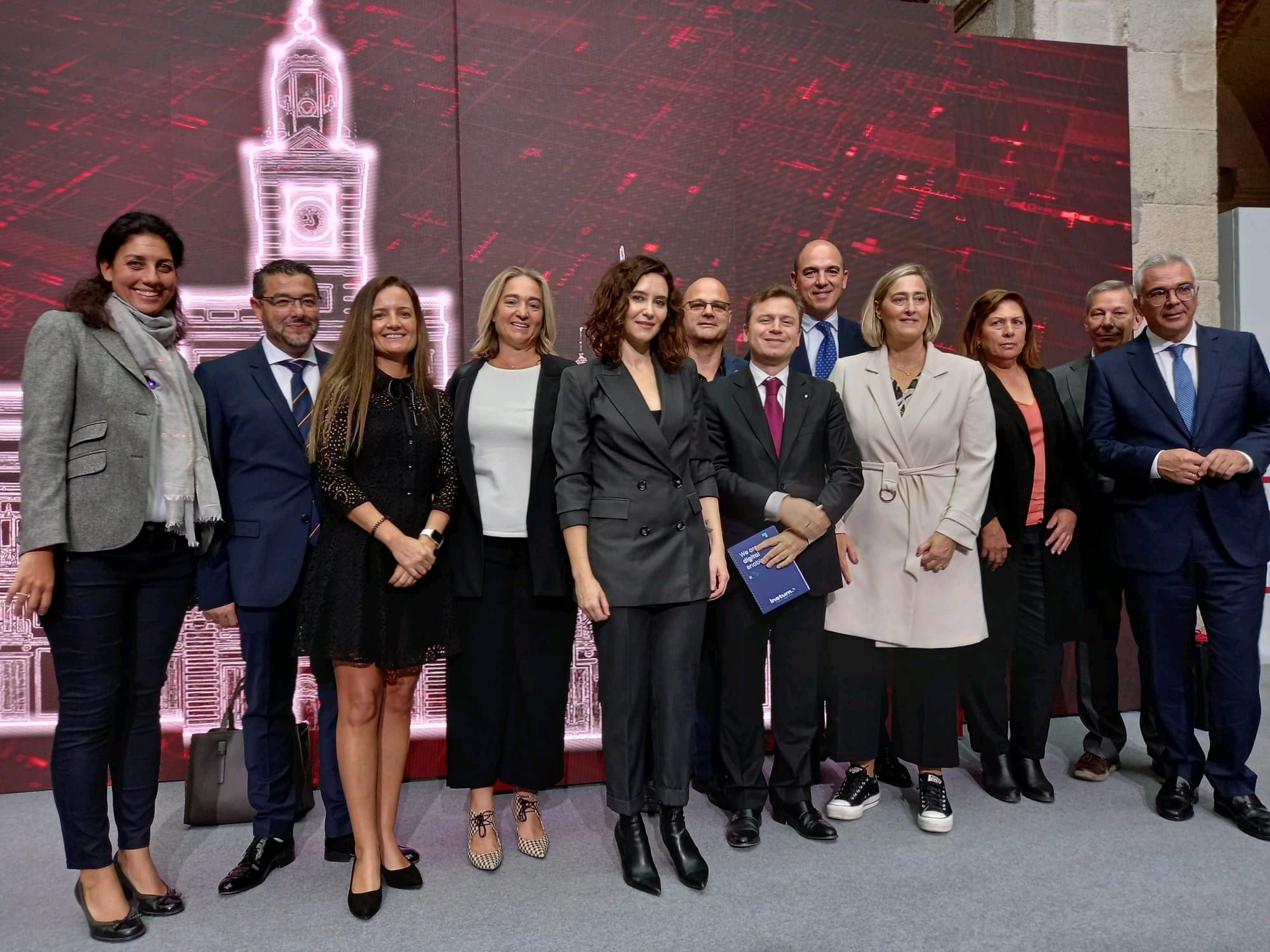 Recibiendo el premio a la Digitalización de la Comunidad de Madrid
