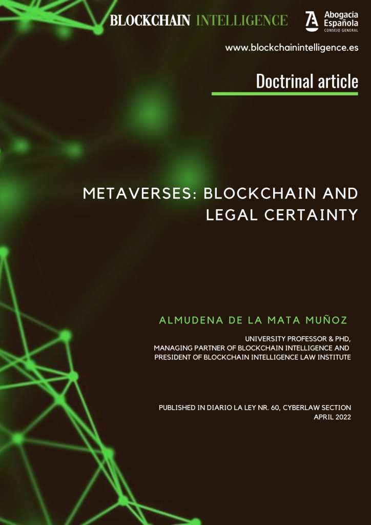 Metaverse and Blockchain and Legal certainty
