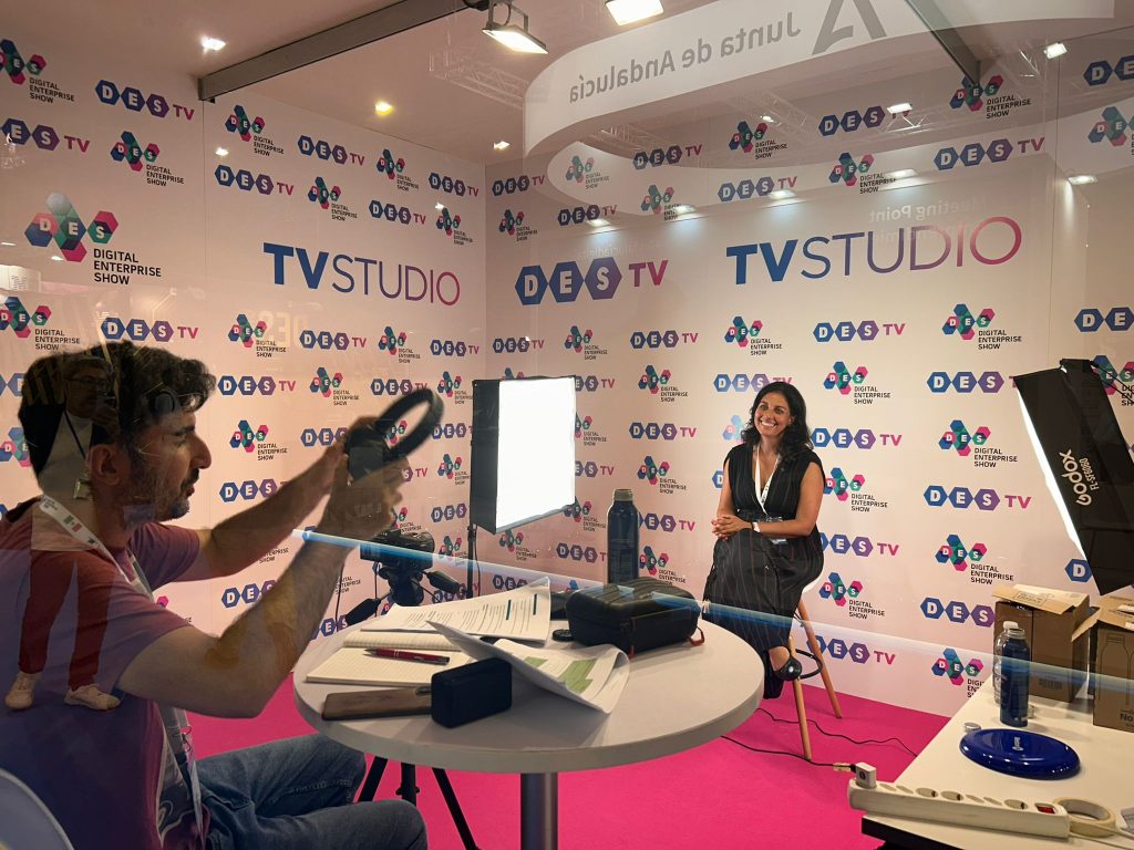 Almudena at DES 2025 interview