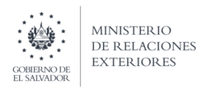 Cancillería, Ministerio de Relaciones Exteriores de El Salvador
